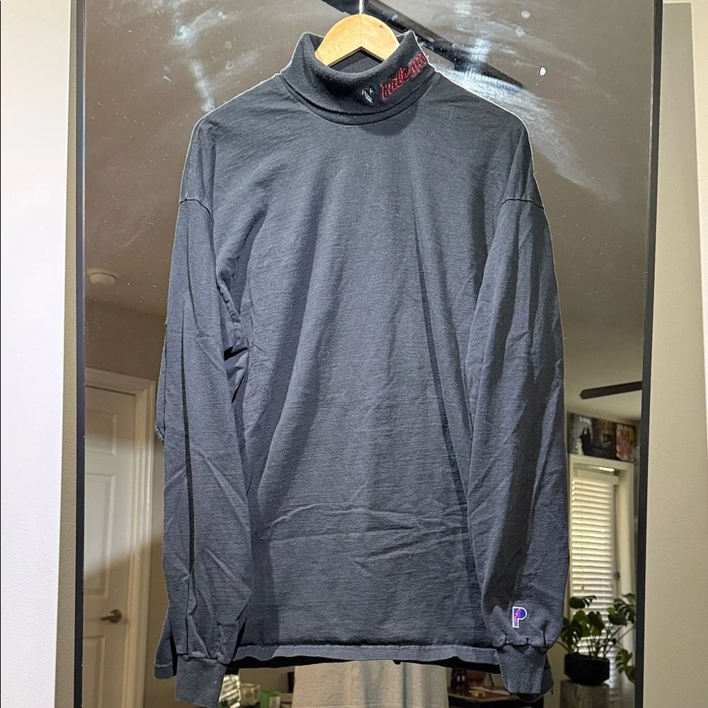 Vintage 90s Pro Player Turtleneck Long Sleeve Shirt - Picture 2 of 5
